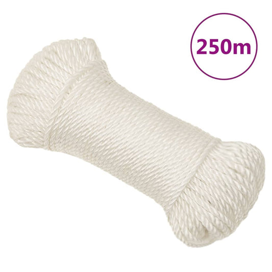 Werktouw 6 mm 250 m polypropeen wit is nu te koop bij PeponiXL, paradijselijk wonen!