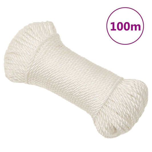 Werktouw 8 mm 100 m polypropeen wit is nu te koop bij PeponiXL, paradijselijk wonen!