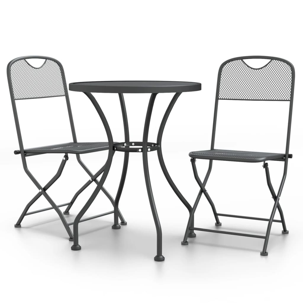 3-delige Tuinset metaalgaas antracietkleurig is nu te koop bij PeponiXL, paradijselijk wonen!