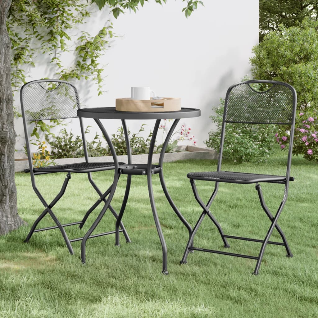 3-delige Tuinset metaalgaas antracietkleurig is nu te koop bij PeponiXL, paradijselijk wonen!