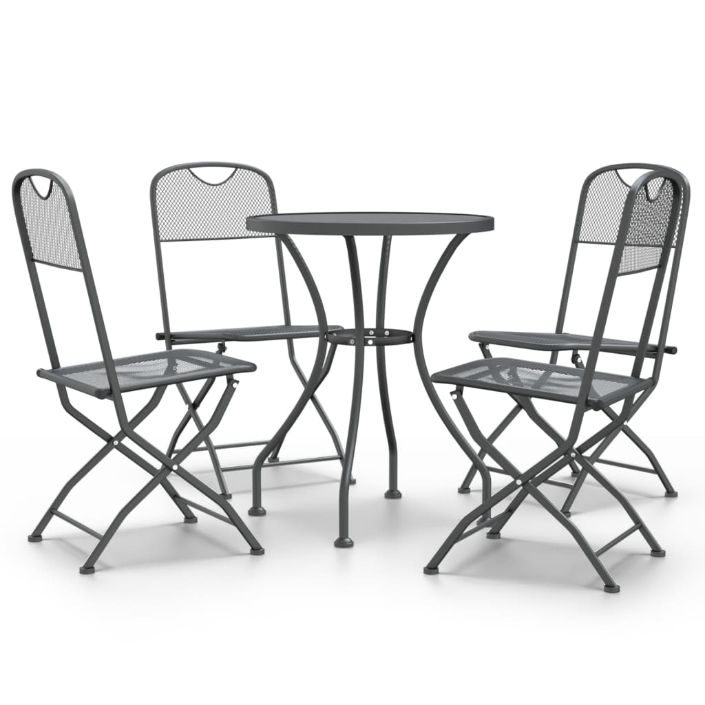 5-delige Tuinset metaalgaas antracietkleurig is nu te koop bij PeponiXL, paradijselijk wonen!
