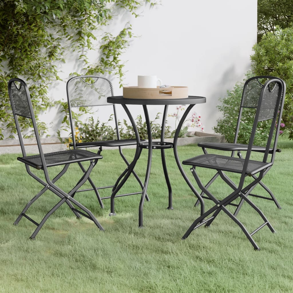 5-delige Tuinset metaalgaas antracietkleurig is nu te koop bij PeponiXL, paradijselijk wonen!