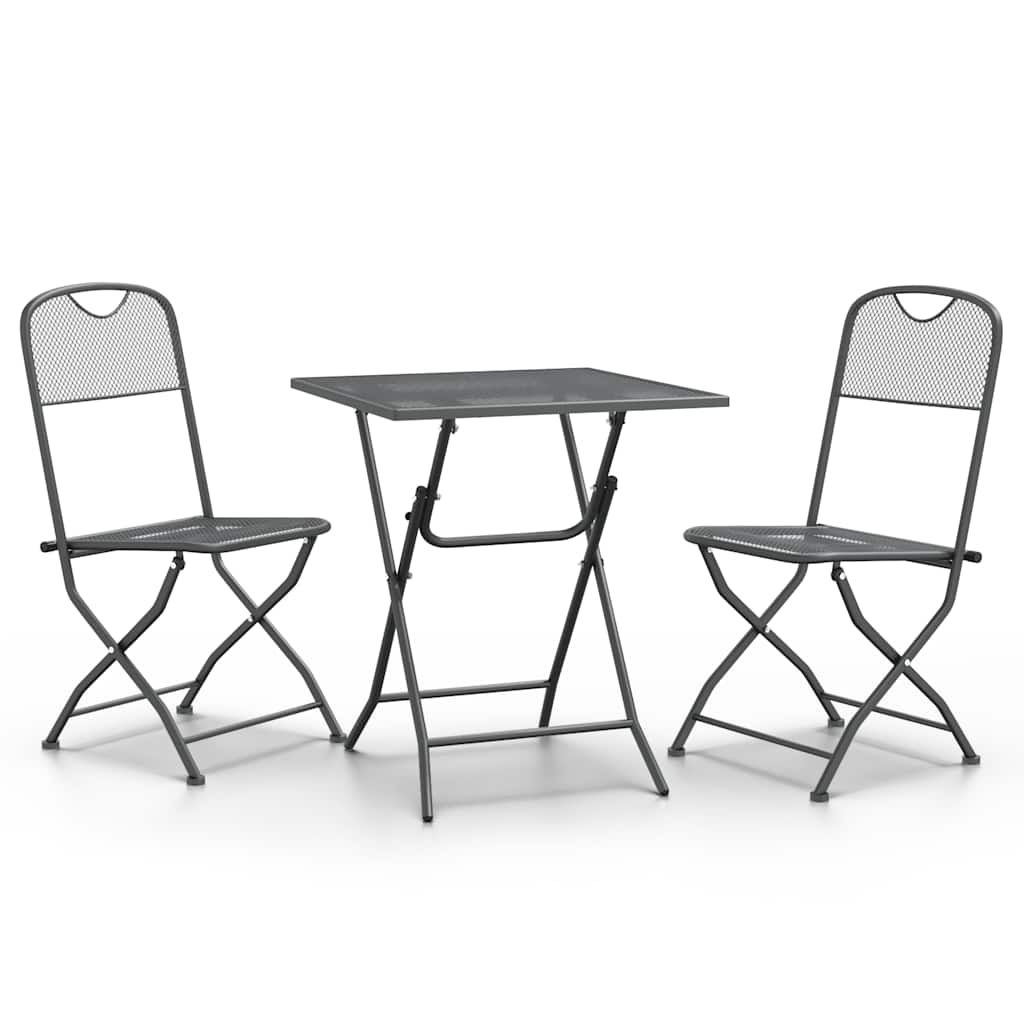 3-delige Tuinset metaalgaas antracietkleurig is nu te koop bij PeponiXL, paradijselijk wonen!