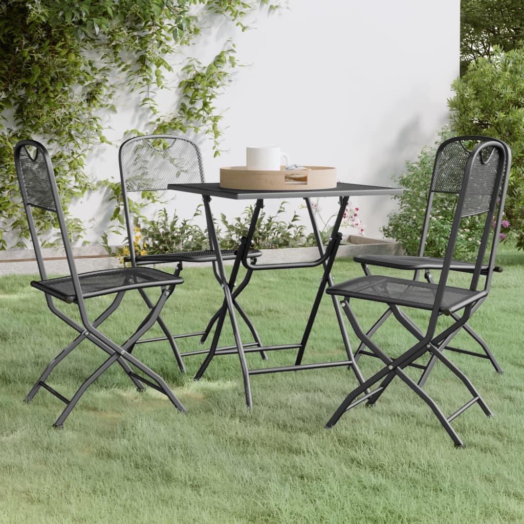 5-delige Tuinset metaalgaas antracietkleurig is nu te koop bij PeponiXL, paradijselijk wonen!