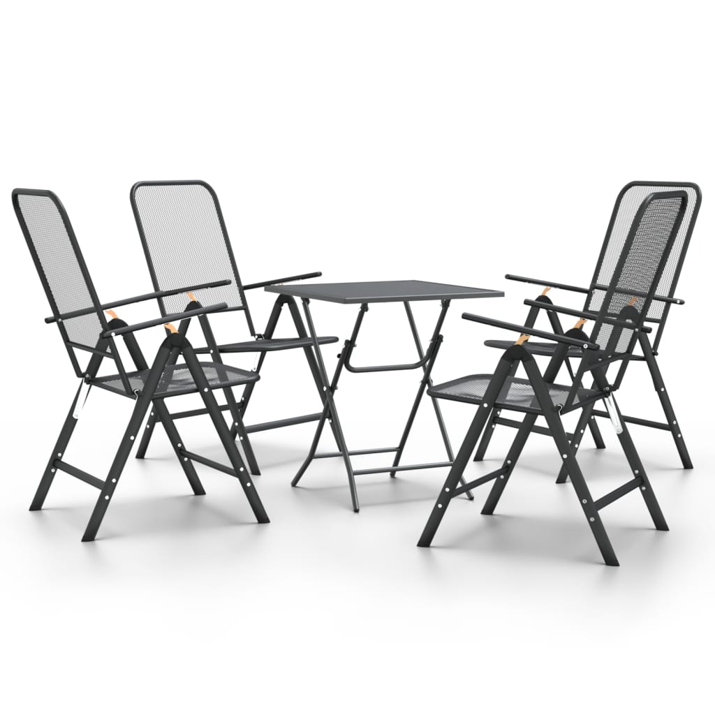 5-delige Tuinset metaalgaas antracietkleurig is nu te koop bij PeponiXL, paradijselijk wonen!