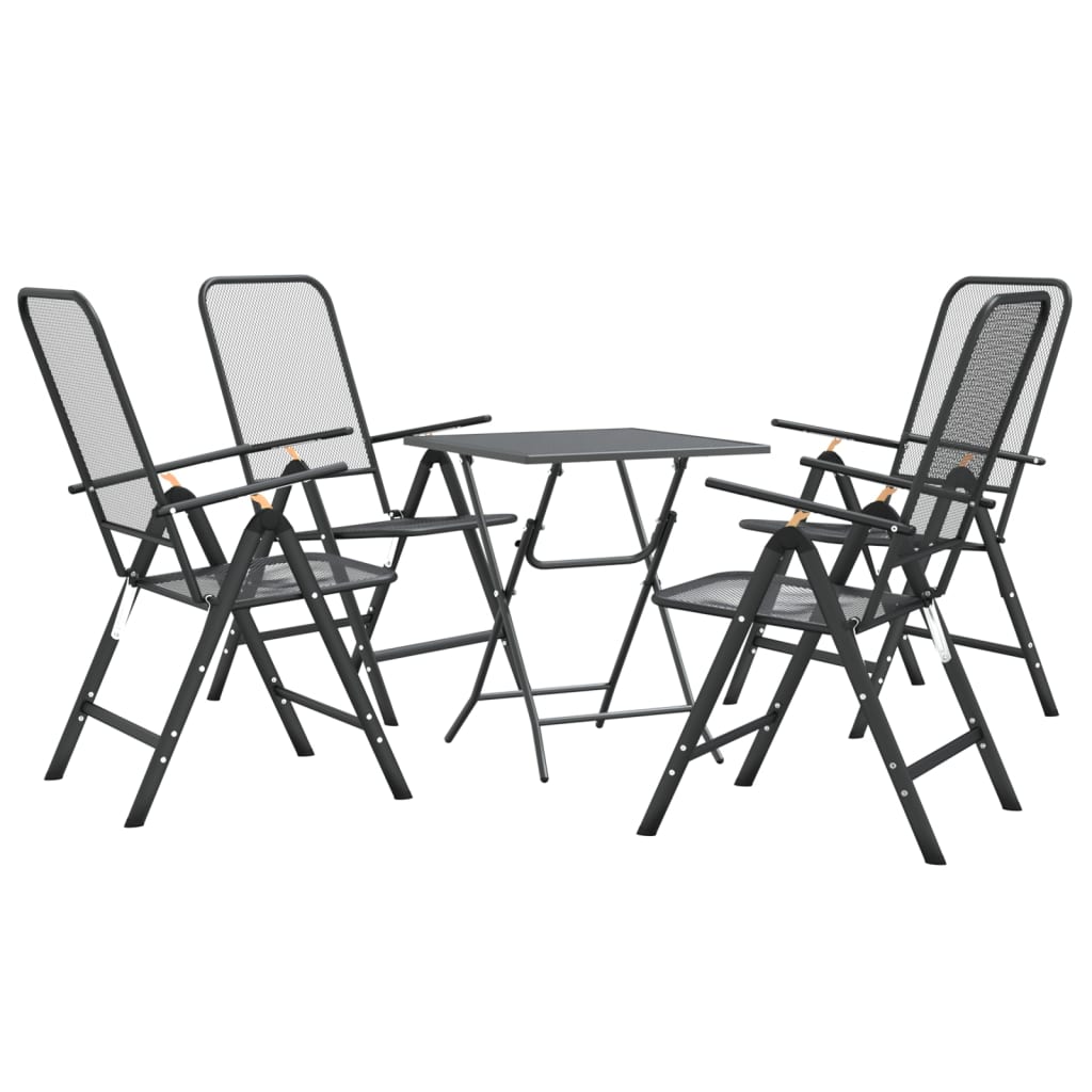 5-delige Tuinset metaalgaas antracietkleurig is nu te koop bij PeponiXL, paradijselijk wonen!