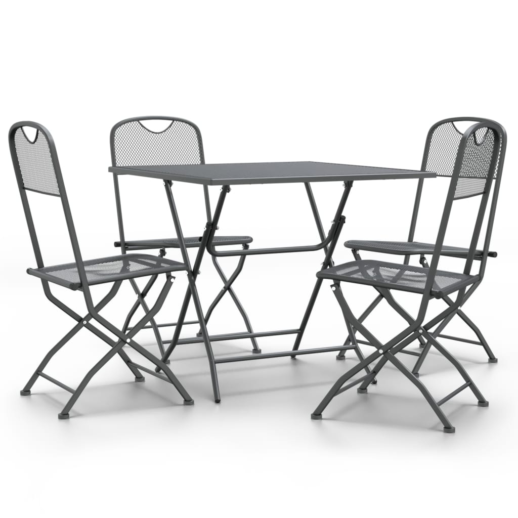 5-delige Tuinset metaalgaas antracietkleurig is nu te koop bij PeponiXL, paradijselijk wonen!