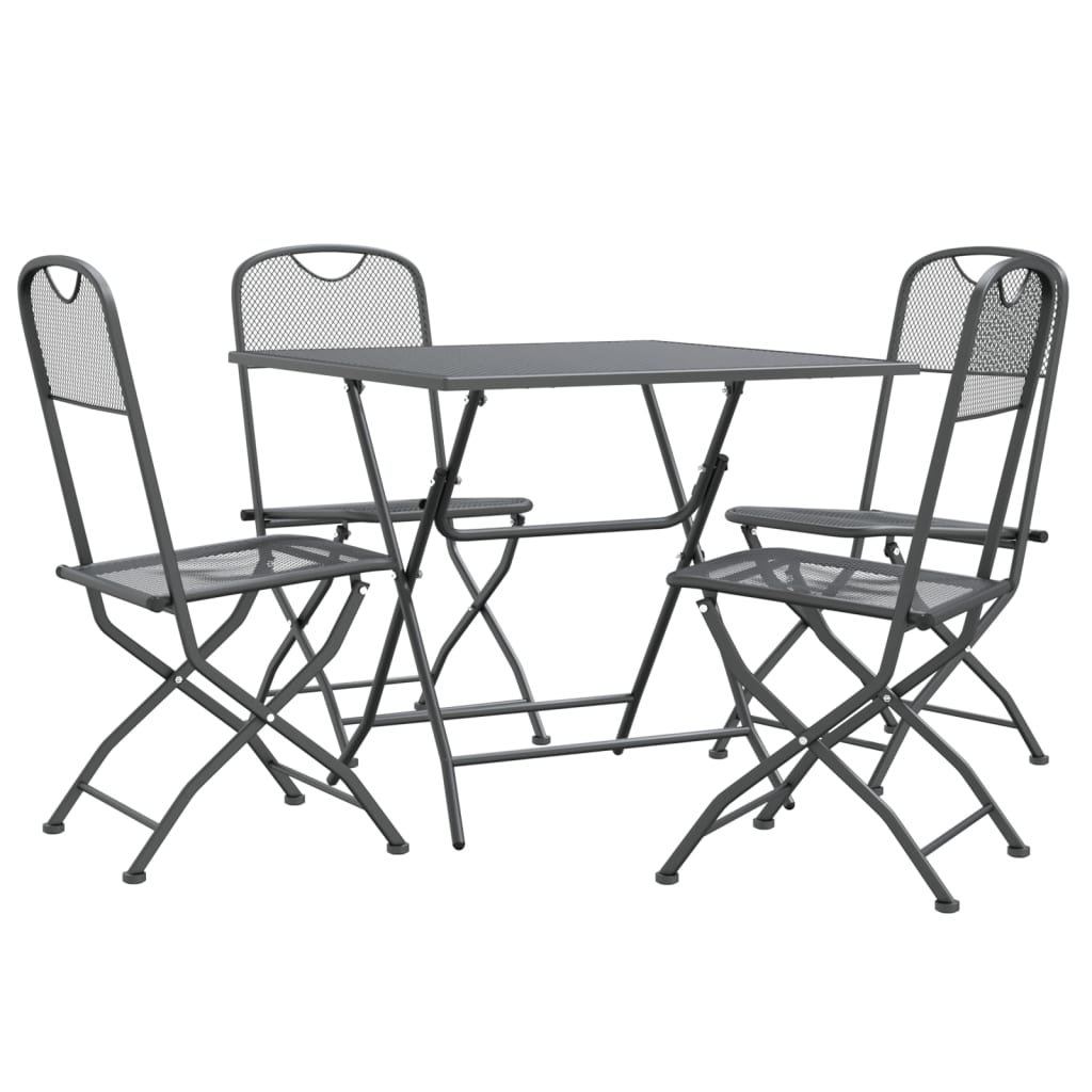 5-delige Tuinset metaalgaas antracietkleurig is nu te koop bij PeponiXL, paradijselijk wonen!