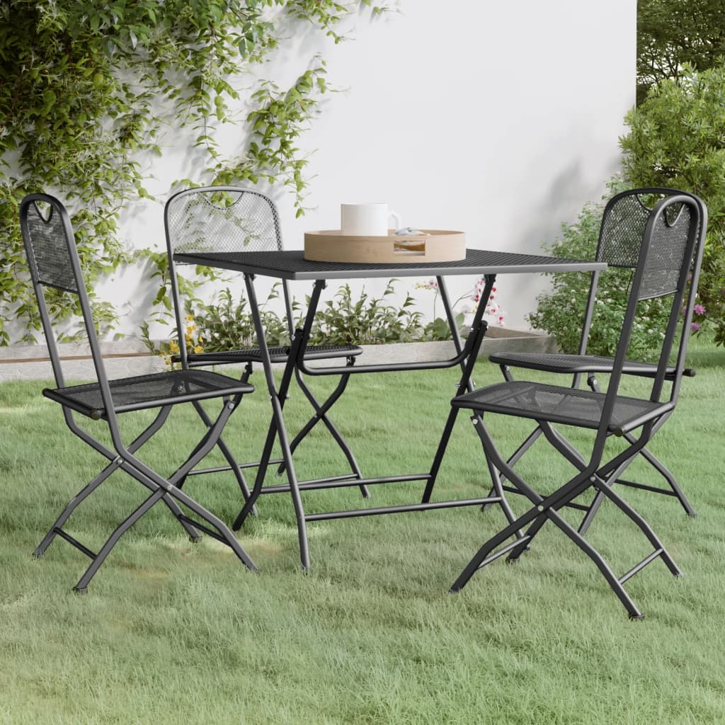 5-delige Tuinset metaalgaas antracietkleurig is nu te koop bij PeponiXL, paradijselijk wonen!