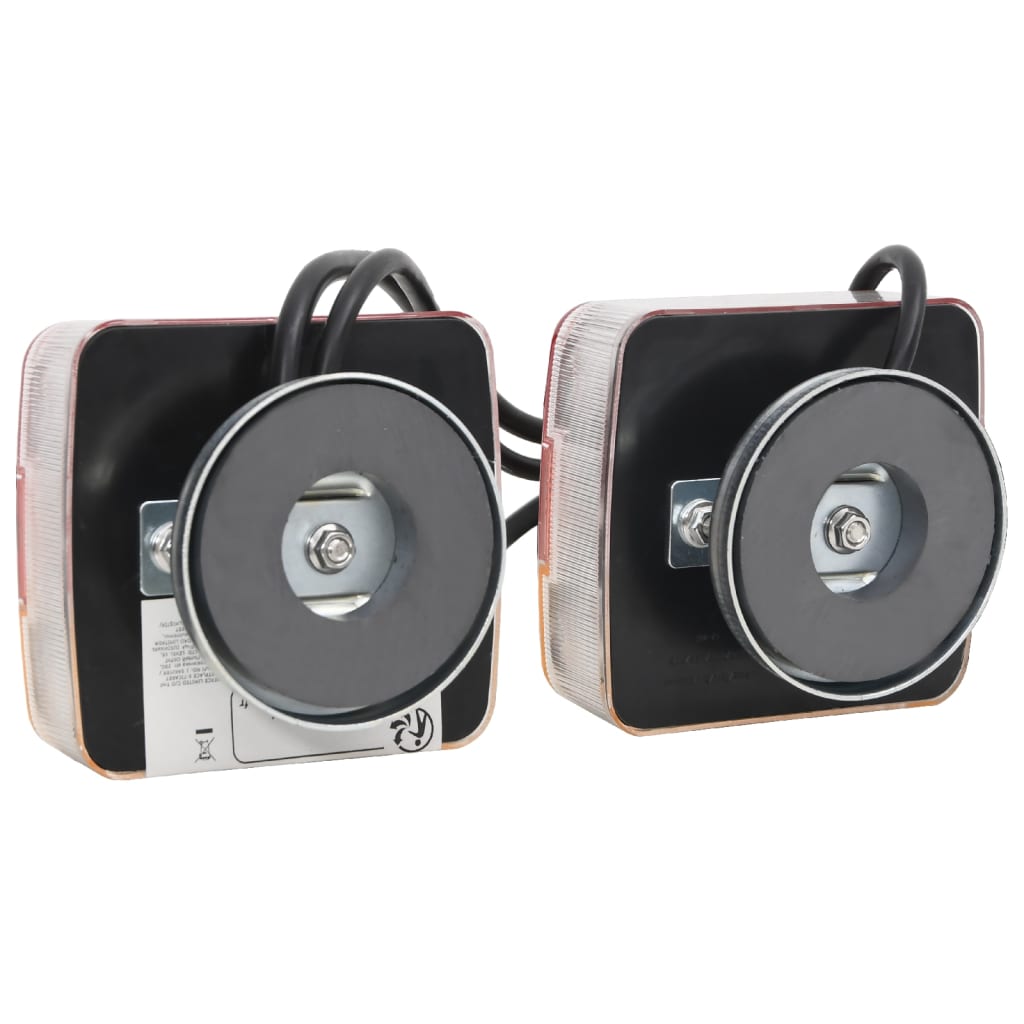 Aanhangerlampen 2 st LED-lamp 12 V 10,5x7,5x10 cm rood is nu te koop bij PeponiXL, paradijselijk wonen!