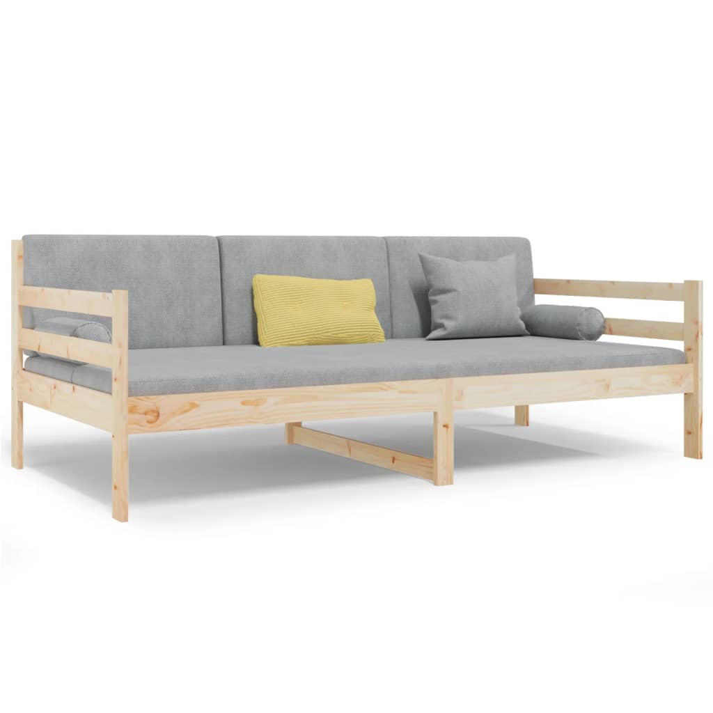Slaapbank zonder matras 90x190 cm massief grenenhout is nu te koop bij PeponiXL, paradijselijk wonen!