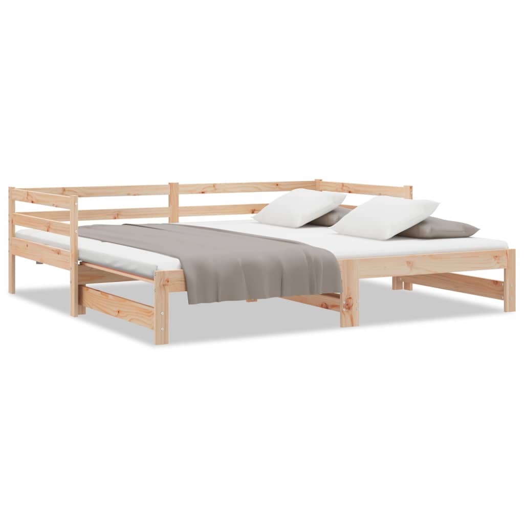 Uitschuifbare slaapbank zonder matras 90x190 cm is nu te koop bij PeponiXL, paradijselijk wonen!