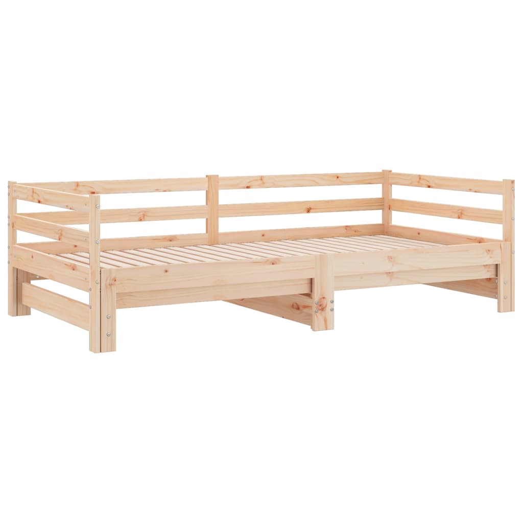 Uitschuifbare slaapbank zonder matras 90x190 cm is nu te koop bij PeponiXL, paradijselijk wonen!
