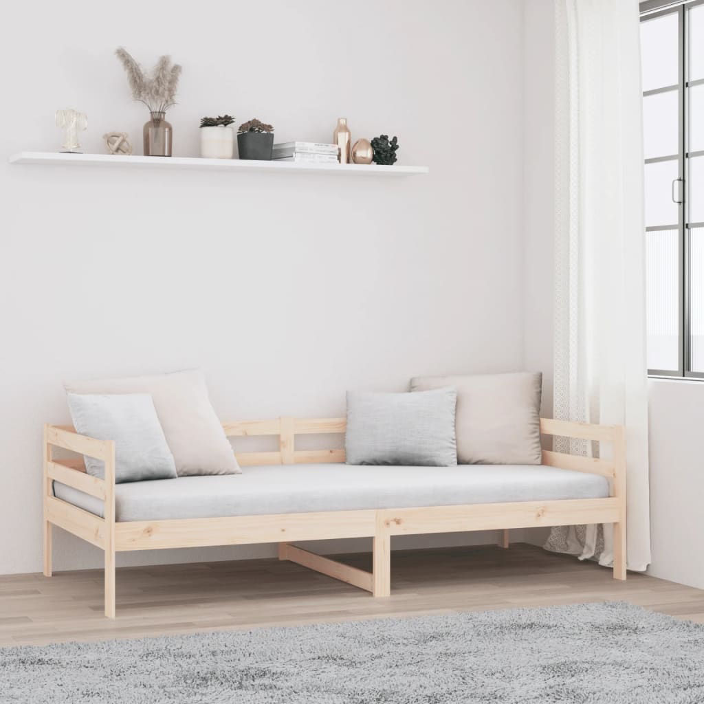 Slaapbank zonder matras 80x200 cm massief grenenhout is nu te koop bij PeponiXL, paradijselijk wonen!