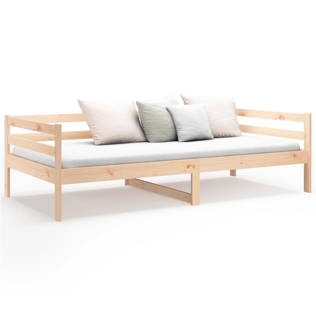 Slaapbank zonder matras 80x200 cm massief grenenhout is nu te koop bij PeponiXL, paradijselijk wonen!