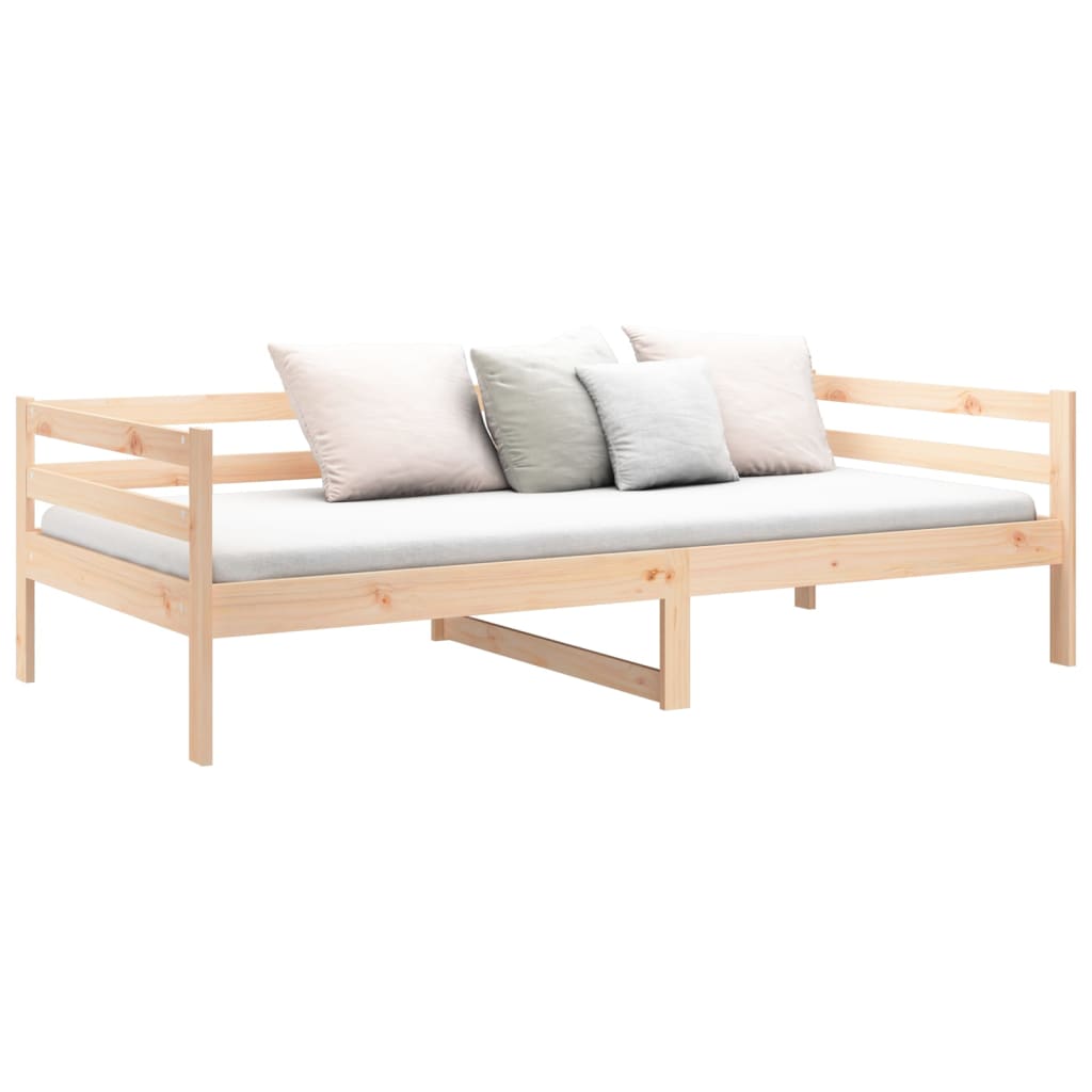 Slaapbank zonder matras 80x200 cm massief grenenhout is nu te koop bij PeponiXL, paradijselijk wonen!
