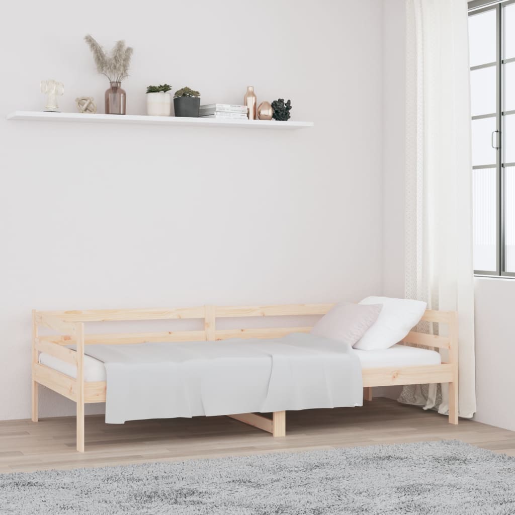 Slaapbank zonder matras 80x200 cm massief grenenhout is nu te koop bij PeponiXL, paradijselijk wonen!