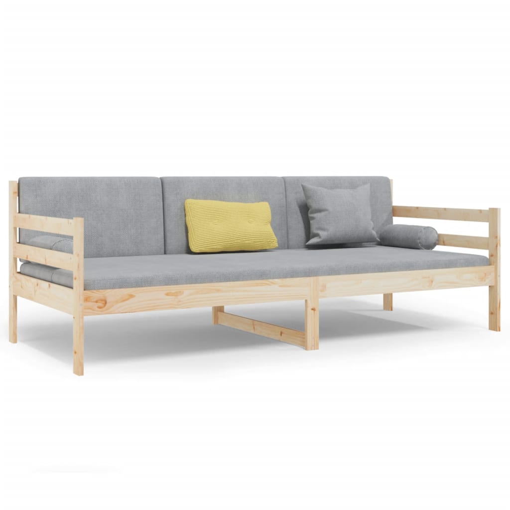 Slaapbank zonder matras 80x200 cm massief grenenhout is nu te koop bij PeponiXL, paradijselijk wonen!