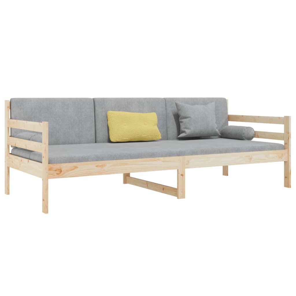 Slaapbank zonder matras 80x200 cm massief grenenhout is nu te koop bij PeponiXL, paradijselijk wonen!
