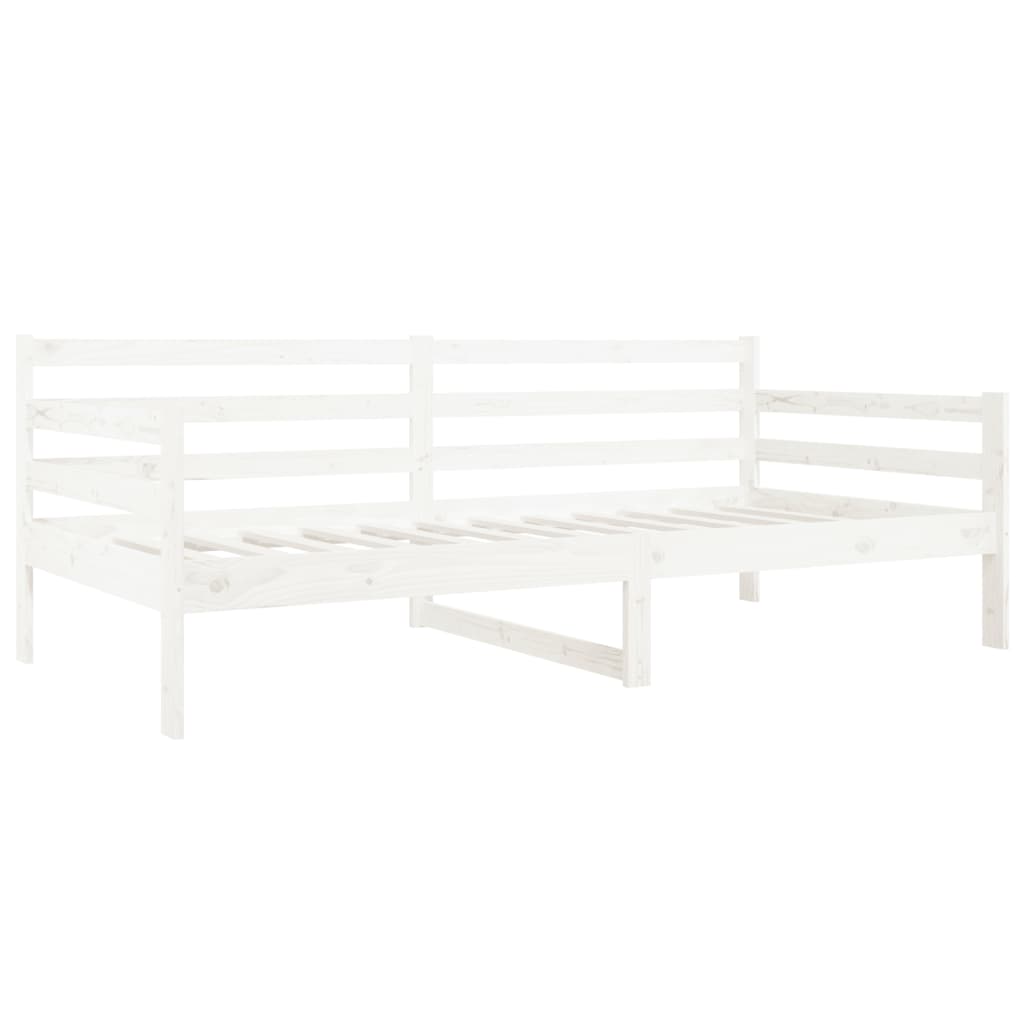 Slaapbank zonder matras 80x200 cm massief grenenhout wit is nu te koop bij PeponiXL, paradijselijk wonen!