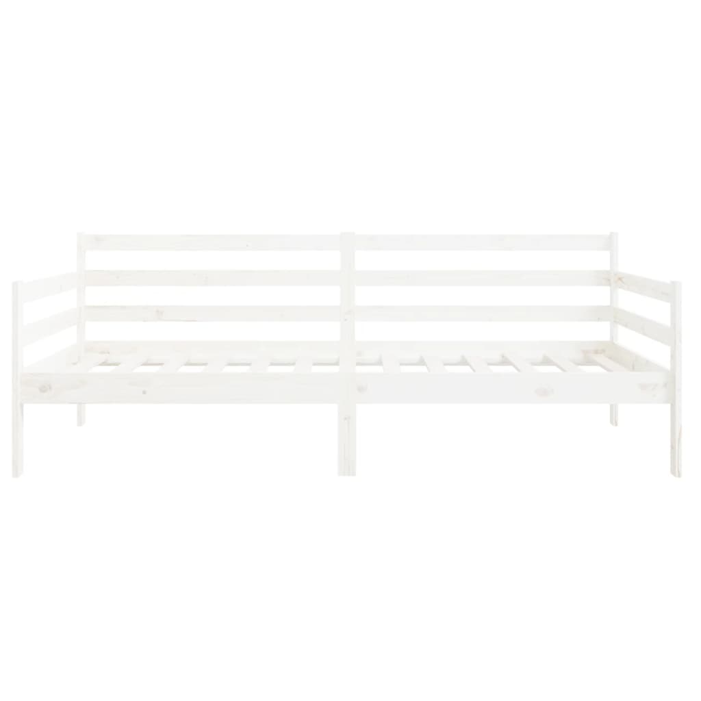 Slaapbank zonder matras 80x200 cm massief grenenhout wit is nu te koop bij PeponiXL, paradijselijk wonen!