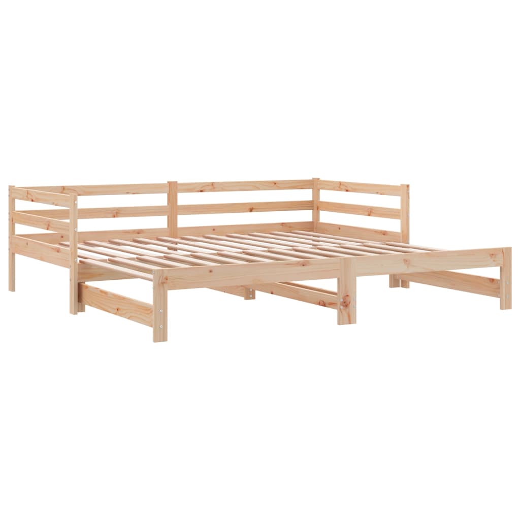 Uitschuifbare slaapbank zonder matras 80x200 cm is nu te koop bij PeponiXL, paradijselijk wonen!
