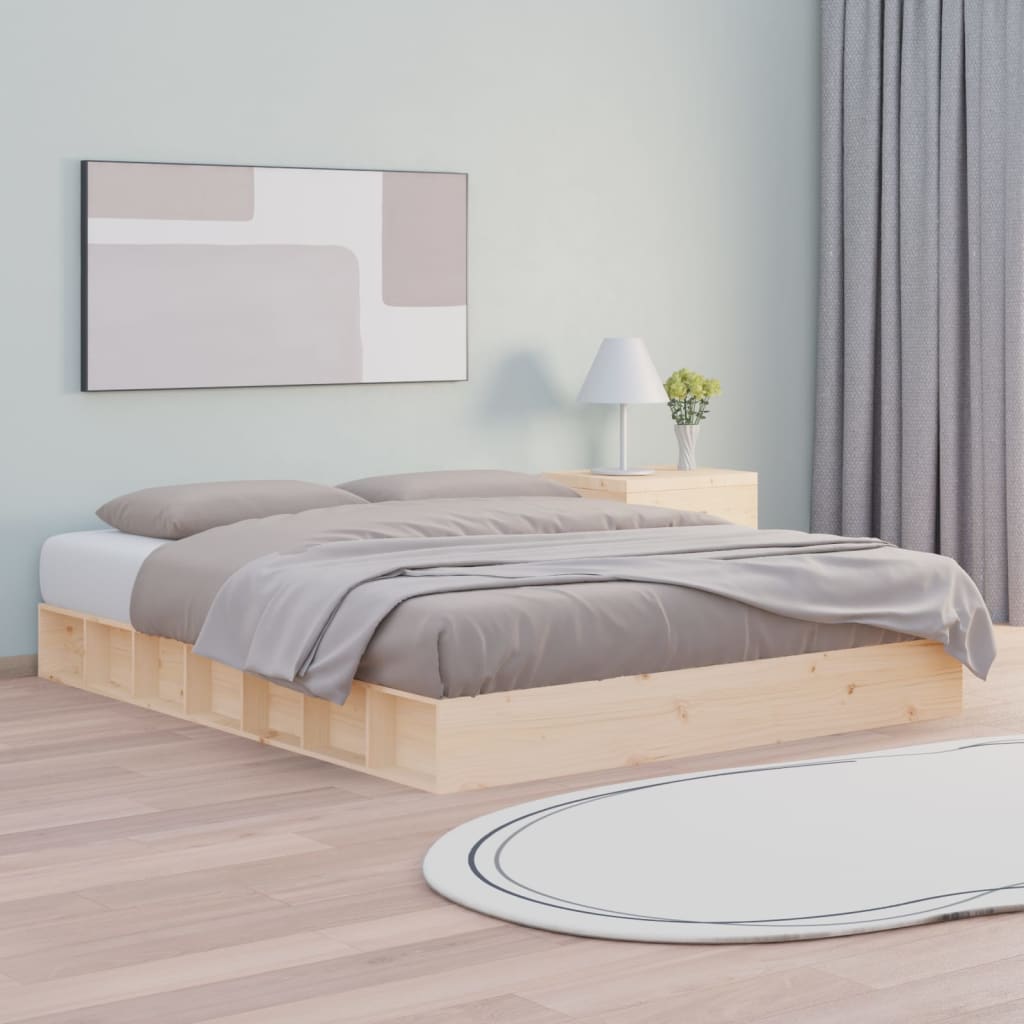 Bedframe massief hout 180x200 cm is nu te koop bij PeponiXL, paradijselijk wonen!