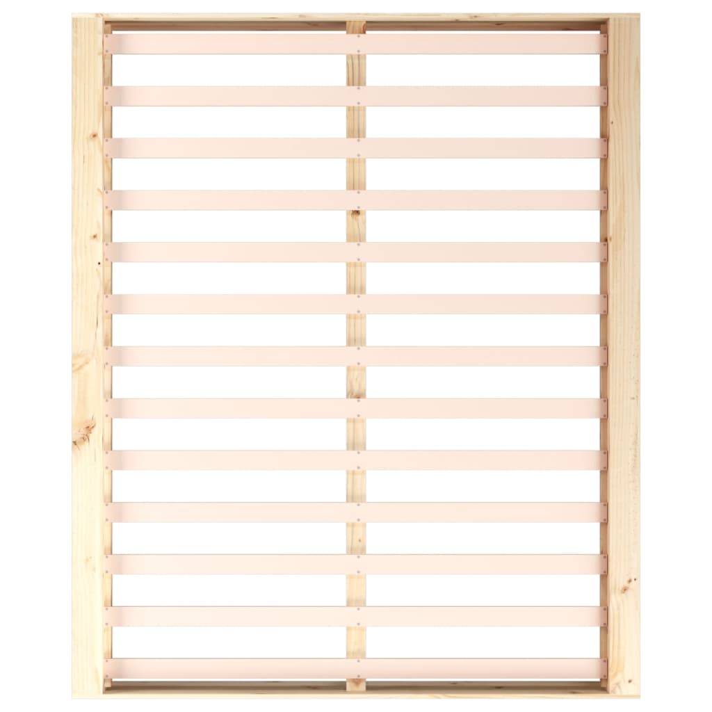 Bedframe massief hout 160x200 cm is nu te koop bij PeponiXL, paradijselijk wonen!