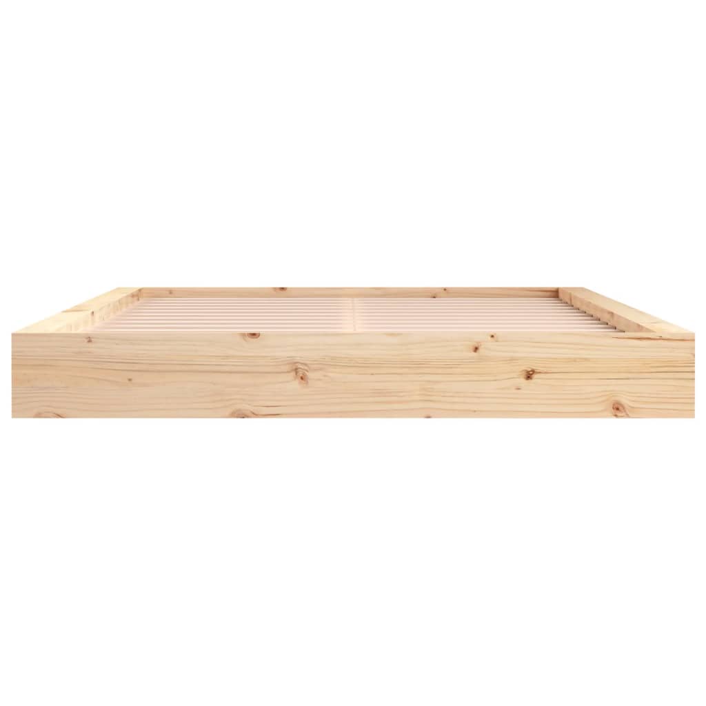 Bedframe massief hout 140x200 cm is nu te koop bij PeponiXL, paradijselijk wonen!