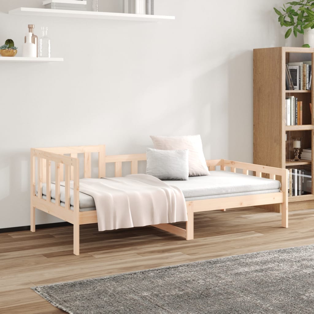 Slaapbank zonder matras 80x200 cm massief grenenhout is nu te koop bij PeponiXL, paradijselijk wonen!