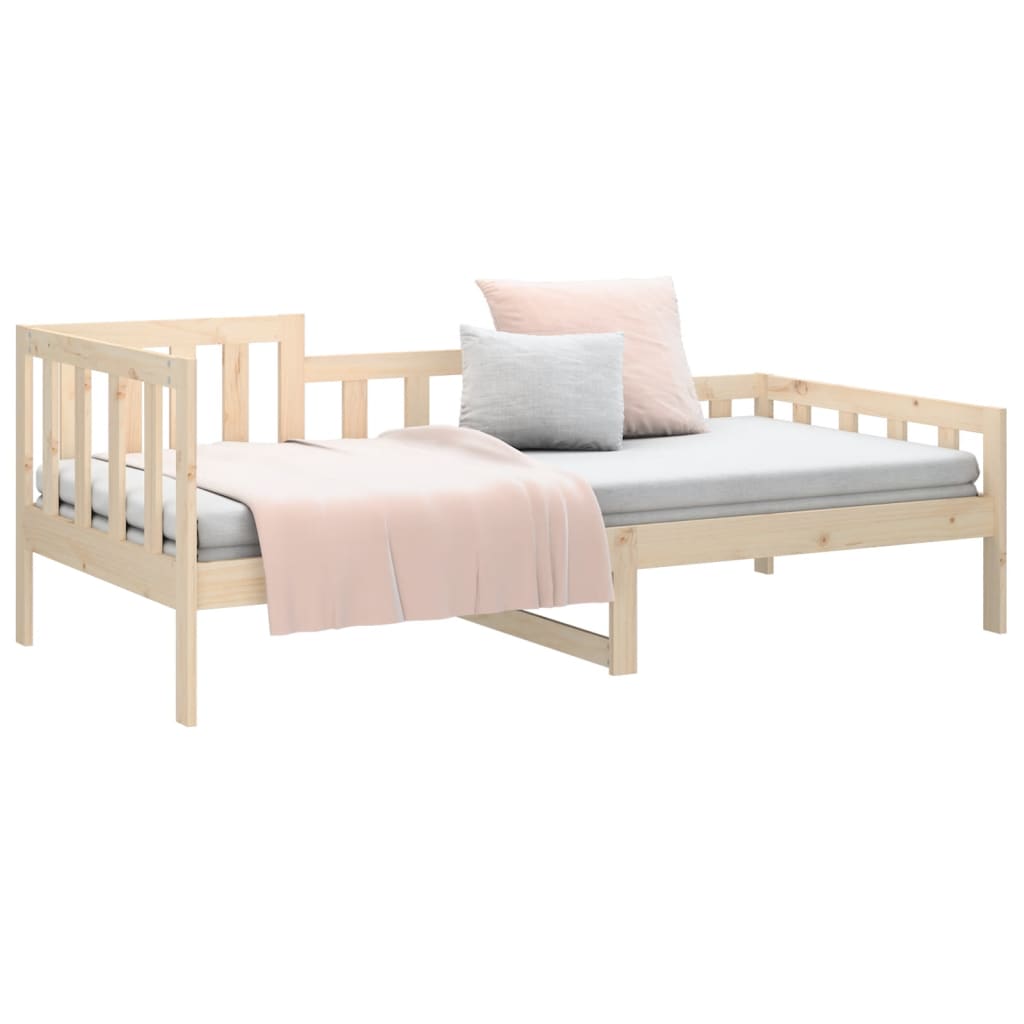 Slaapbank zonder matras 80x200 cm massief grenenhout is nu te koop bij PeponiXL, paradijselijk wonen!