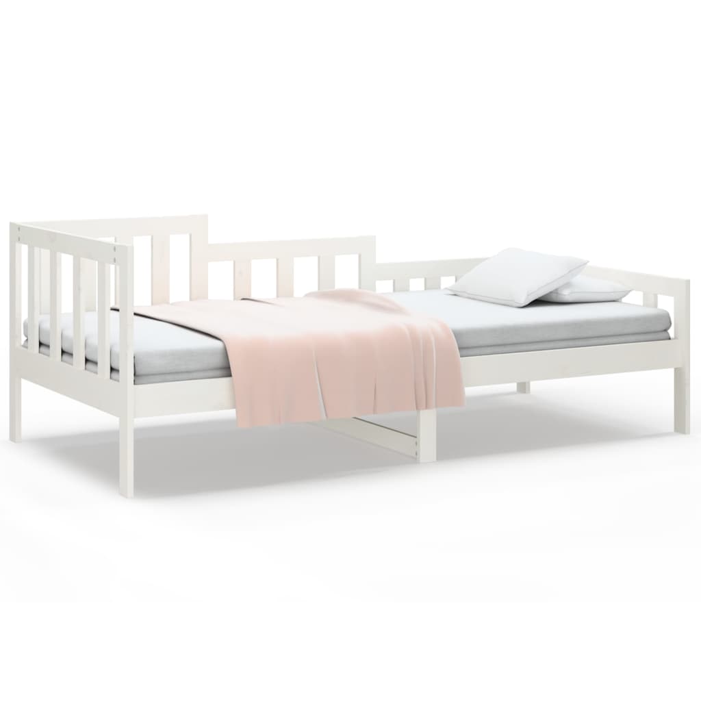 Slaapbank zonder matras 80x200 cm massief grenenhout wit is nu te koop bij PeponiXL, paradijselijk wonen!