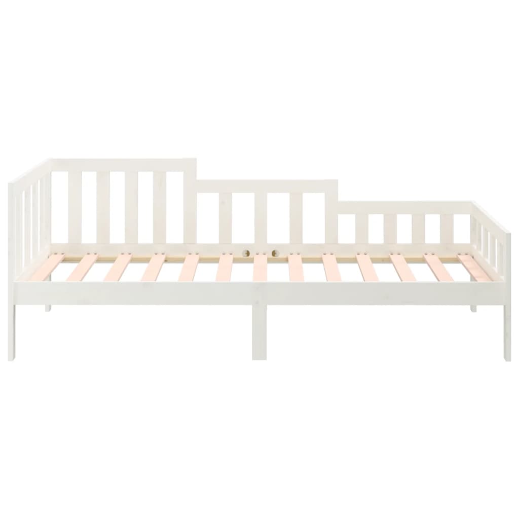 Slaapbank zonder matras 80x200 cm massief grenenhout wit is nu te koop bij PeponiXL, paradijselijk wonen!