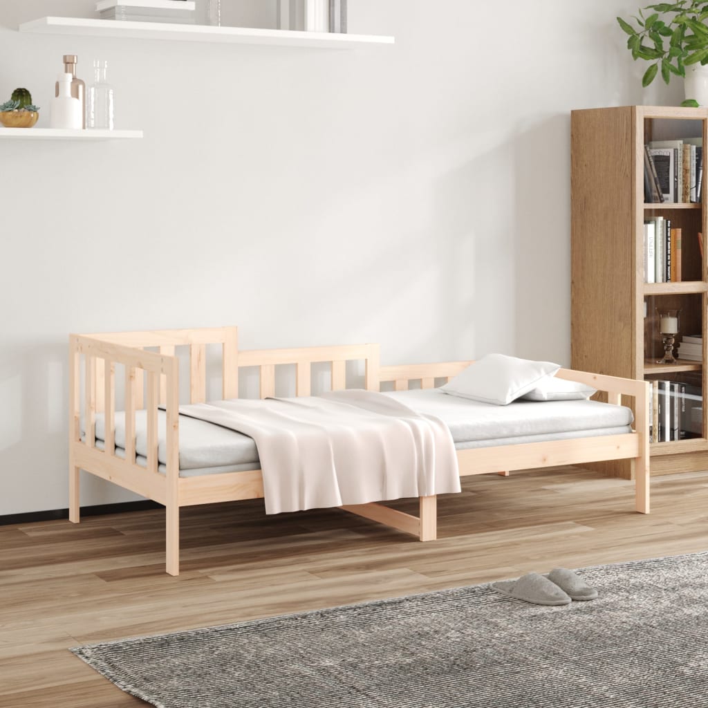 Slaapbank zonder matras 90x190 cm massief grenenhout is nu te koop bij PeponiXL, paradijselijk wonen!
