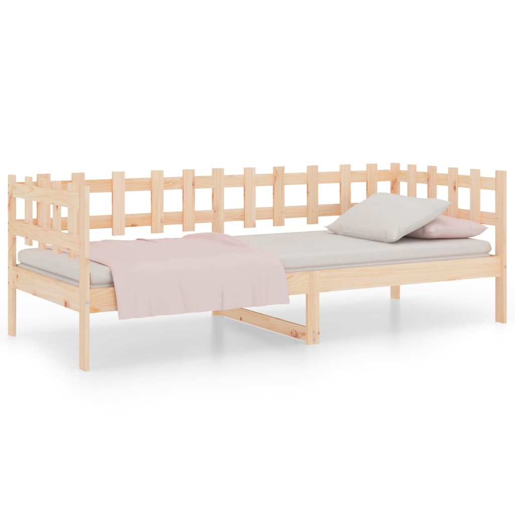 Slaapbank zonder matras 90x190 cm massief grenenhout is nu te koop bij PeponiXL, paradijselijk wonen!