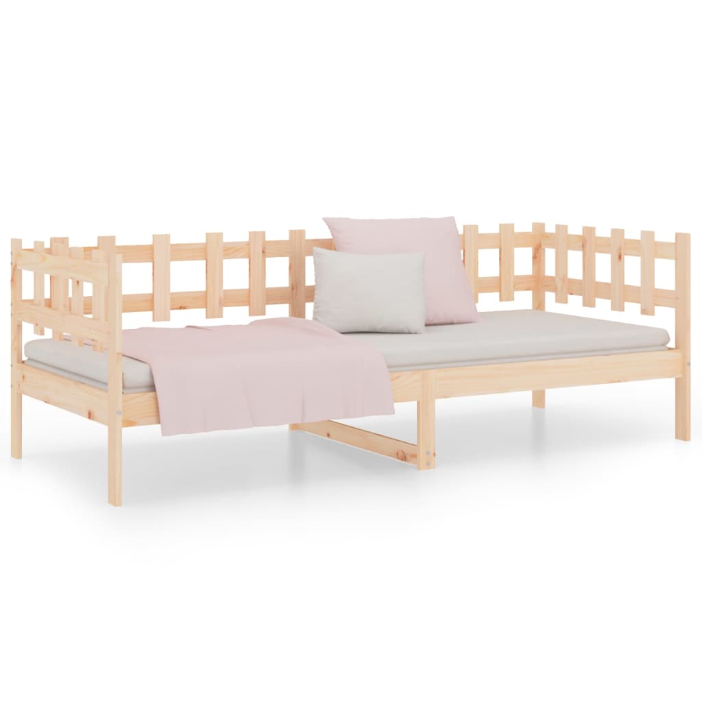 Slaapbank zonder matras 90x190 cm massief grenenhout is nu te koop bij PeponiXL, paradijselijk wonen!