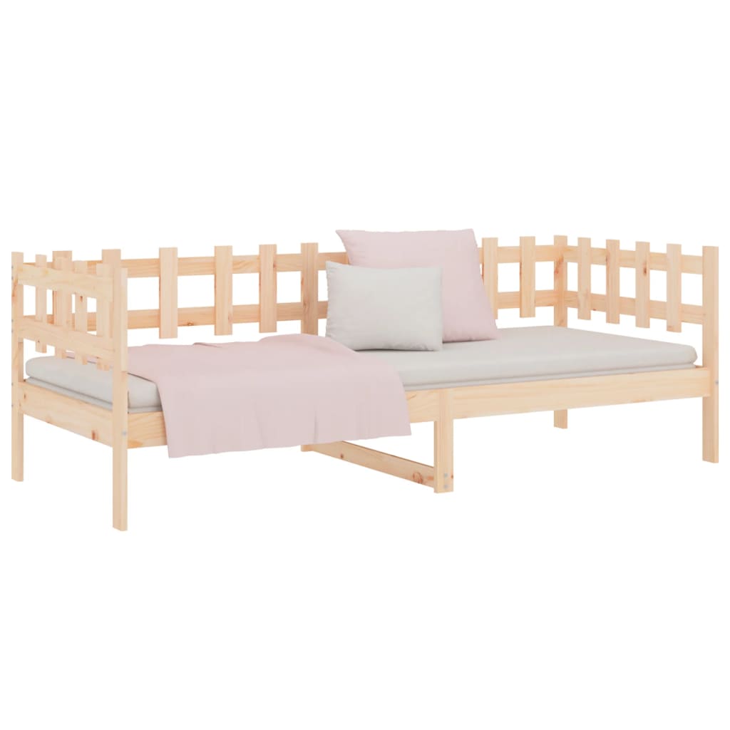Slaapbank zonder matras 90x190 cm massief grenenhout is nu te koop bij PeponiXL, paradijselijk wonen!