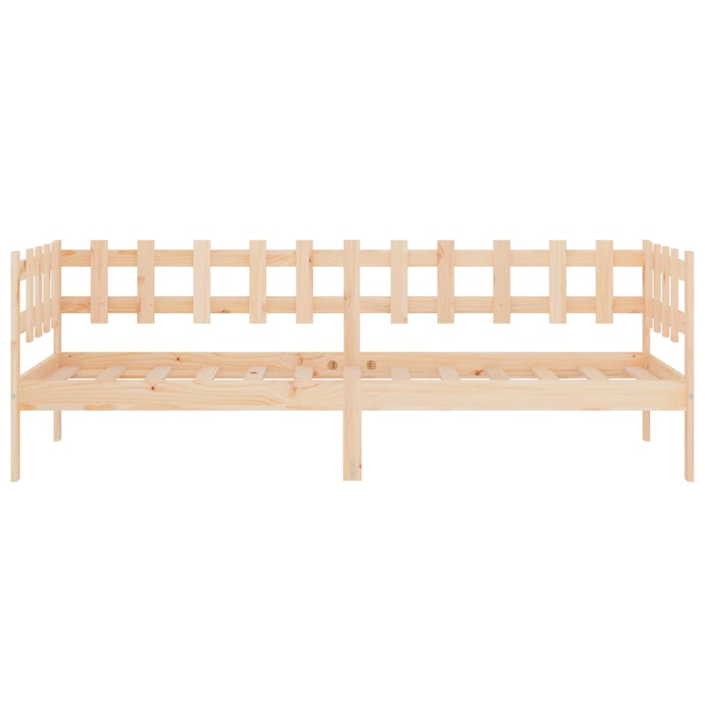 Slaapbank zonder matras 90x190 cm massief grenenhout is nu te koop bij PeponiXL, paradijselijk wonen!
