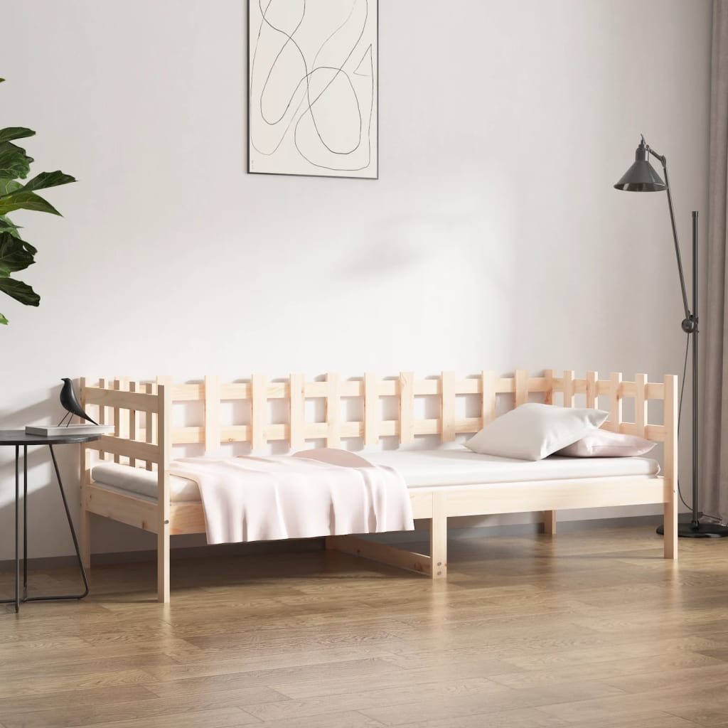 Slaapbank zonder matras 90x190 cm massief grenenhout is nu te koop bij PeponiXL, paradijselijk wonen!