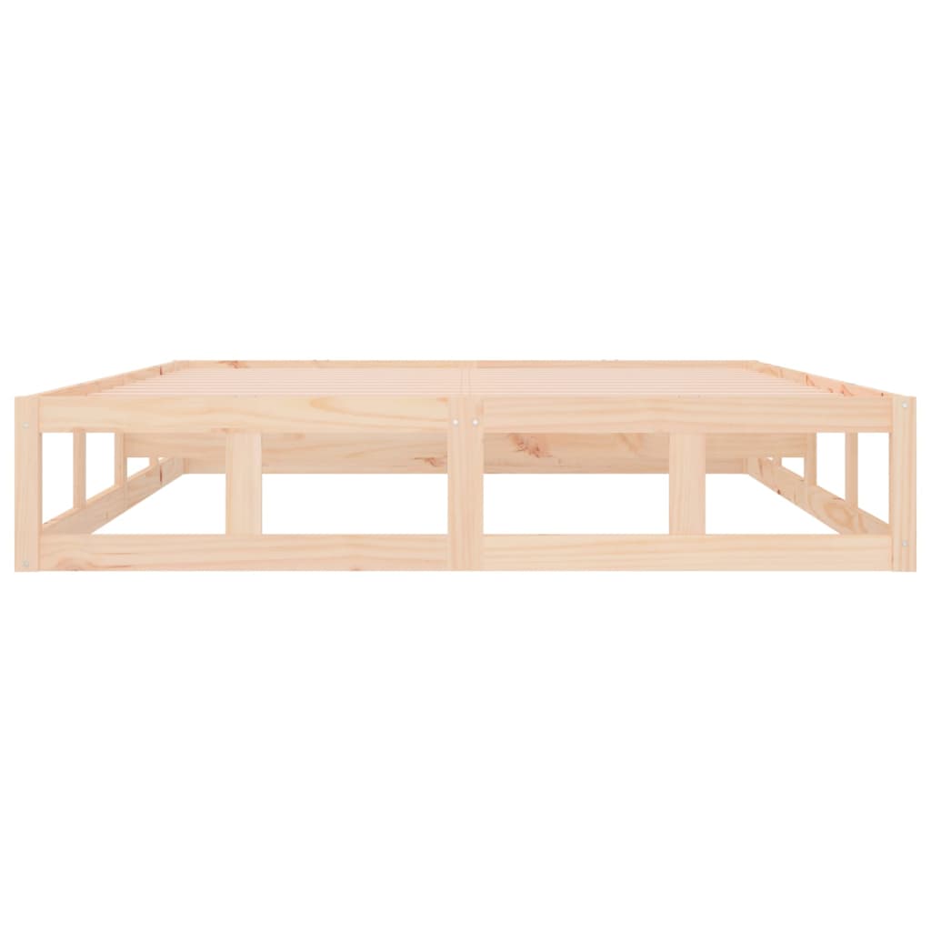 Bedframe massief hout 150x200 cm is nu te koop bij PeponiXL, paradijselijk wonen!