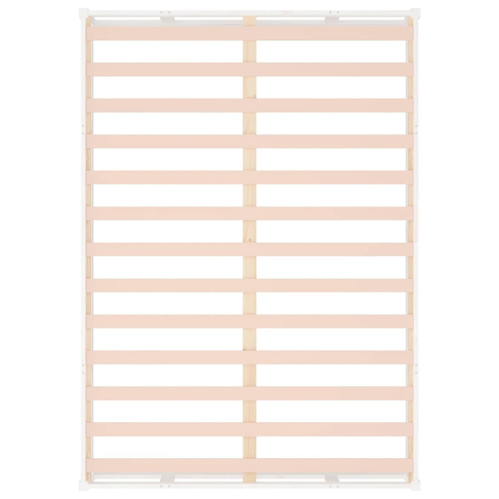 Bedframe massief hout wit 135x190 cm is nu te koop bij PeponiXL, paradijselijk wonen!