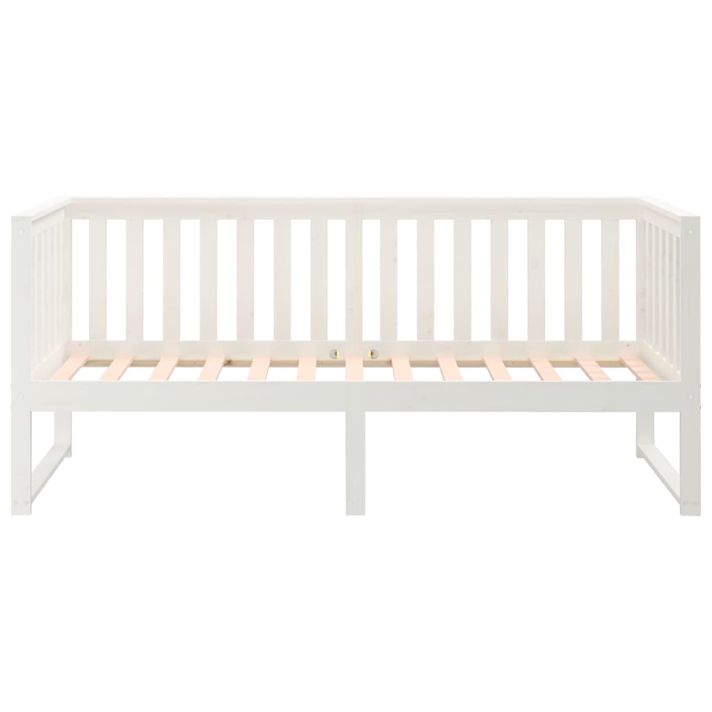 Slaapbank zonder matras 80x200 cm massief grenenhout wit is nu te koop bij PeponiXL, paradijselijk wonen!