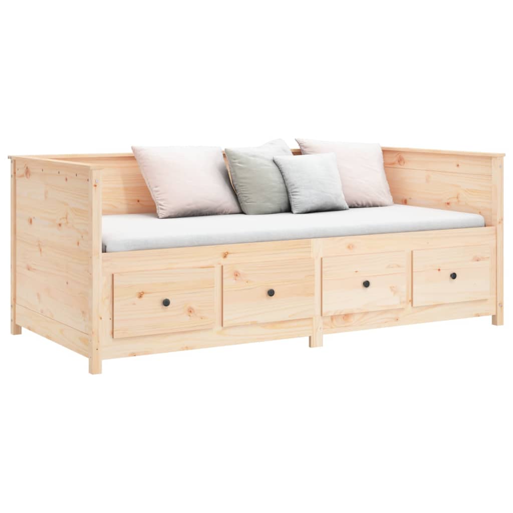 Slaapbank zonder matras 80x200 cm massief grenenhout is nu te koop bij PeponiXL, paradijselijk wonen!