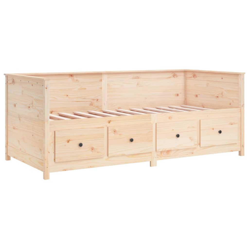 Slaapbank zonder matras 80x200 cm massief grenenhout is nu te koop bij PeponiXL, paradijselijk wonen!