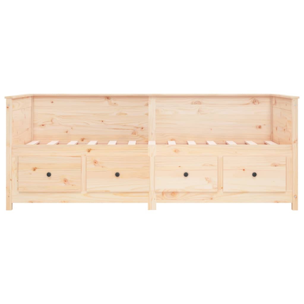 Slaapbank zonder matras 80x200 cm massief grenenhout is nu te koop bij PeponiXL, paradijselijk wonen!