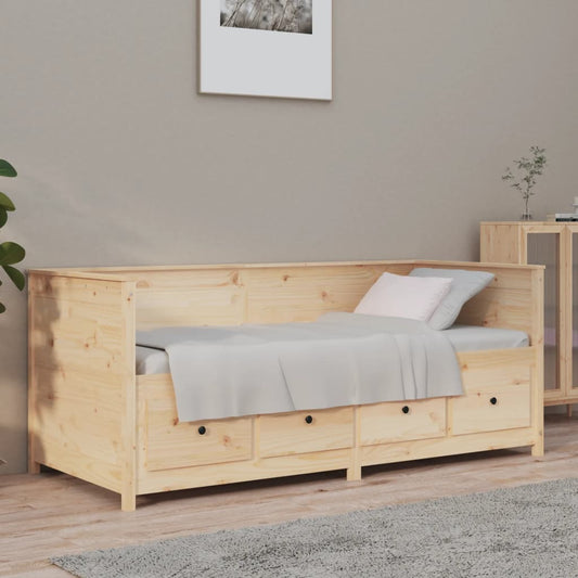 Slaapbank zonder matras 90x190 cm massief grenenhout is nu te koop bij PeponiXL, paradijselijk wonen!