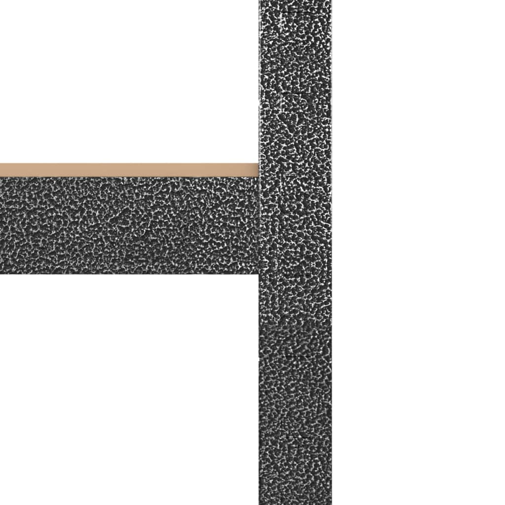 Opbergrek 5-laags staal en bewerkt hout grijs is nu te koop bij PeponiXL, paradijselijk wonen!