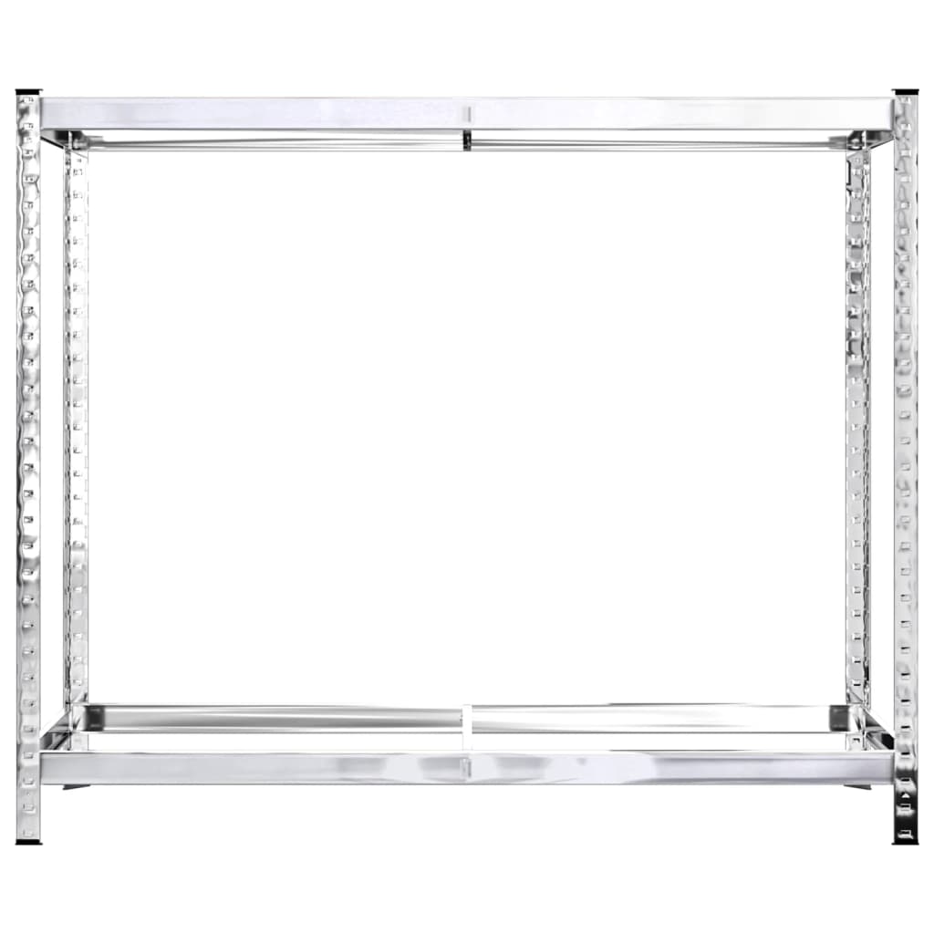 Bandenrekken 2-laags 2 st 110x40x110 cm staal zilverkleurig is nu te koop bij PeponiXL, paradijselijk wonen!