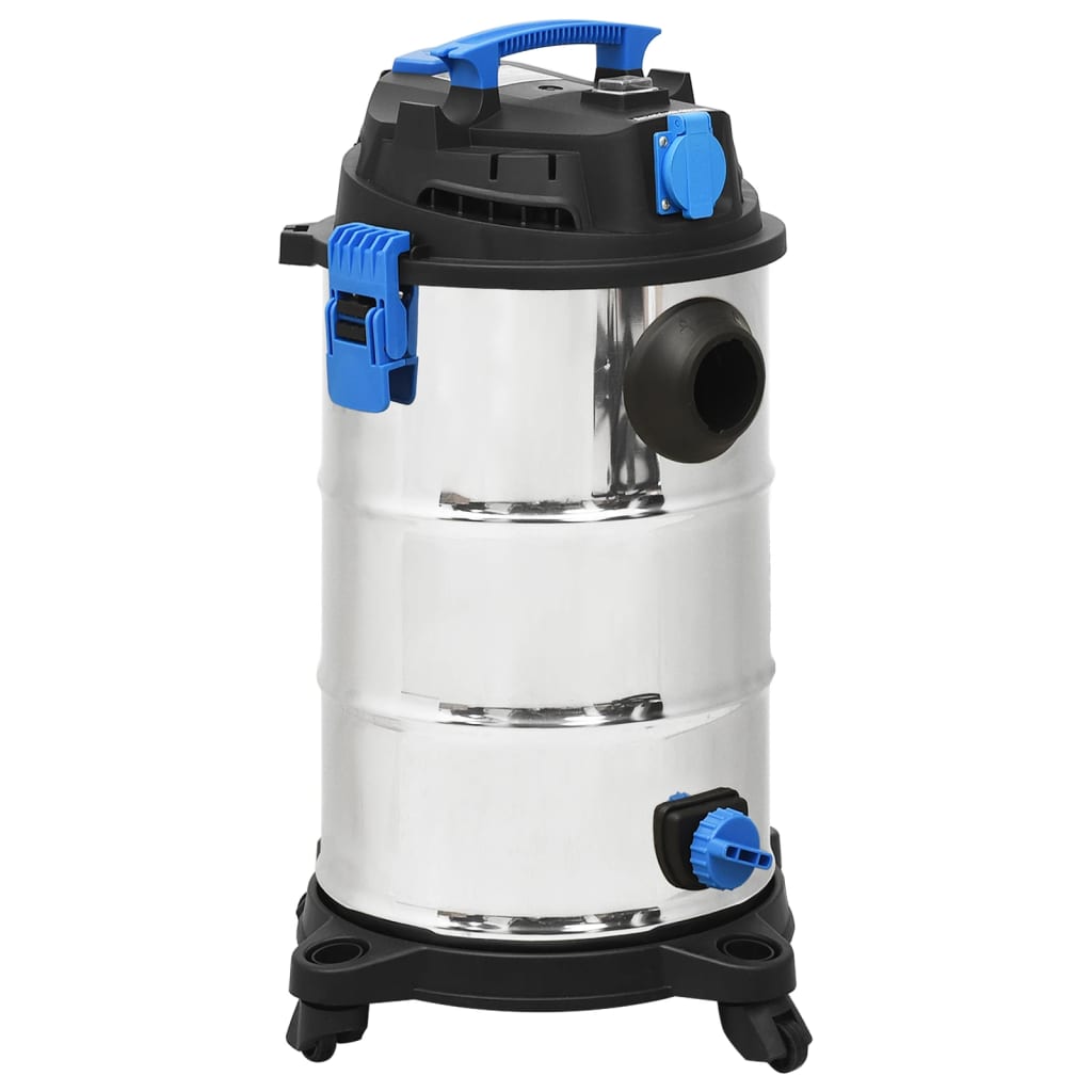 Nat- en droogzuiger 1200 W 30 L zilverkleurig is nu te koop bij PeponiXL, paradijselijk wonen!