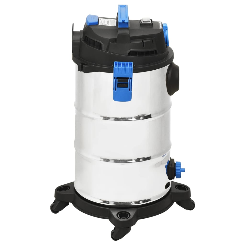 Nat- en droogzuiger 1200 W 30 L zilverkleurig is nu te koop bij PeponiXL, paradijselijk wonen!